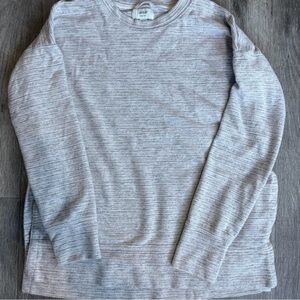Aerie WoMen's Light Gray Crewneck Sweater